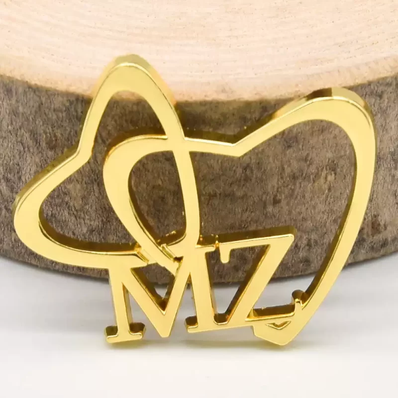 Gold Brooch Lapel Pin - Image 3