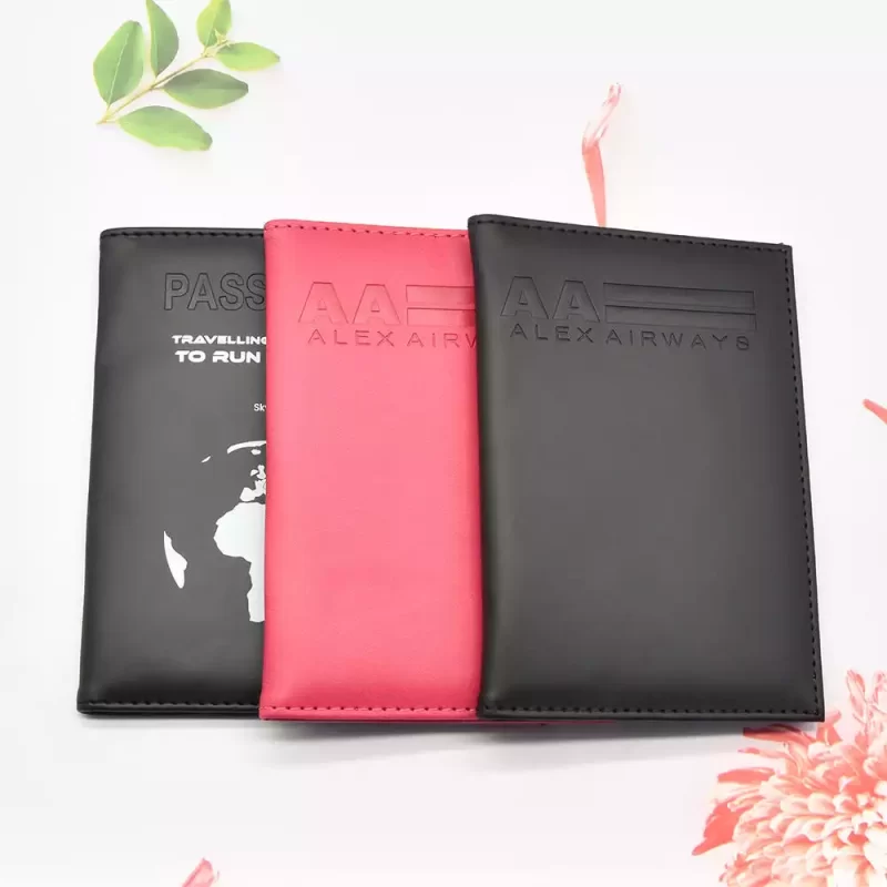 PU Leather Passport Holder Luggage Tag - Image 3