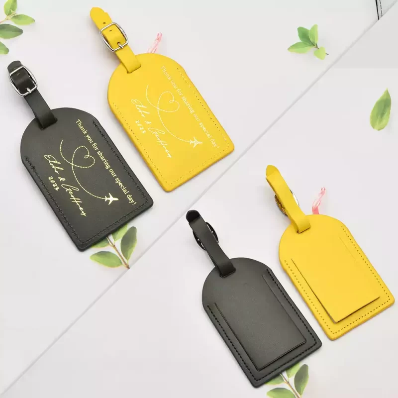 PU Leather Luggage Tags - Image 3