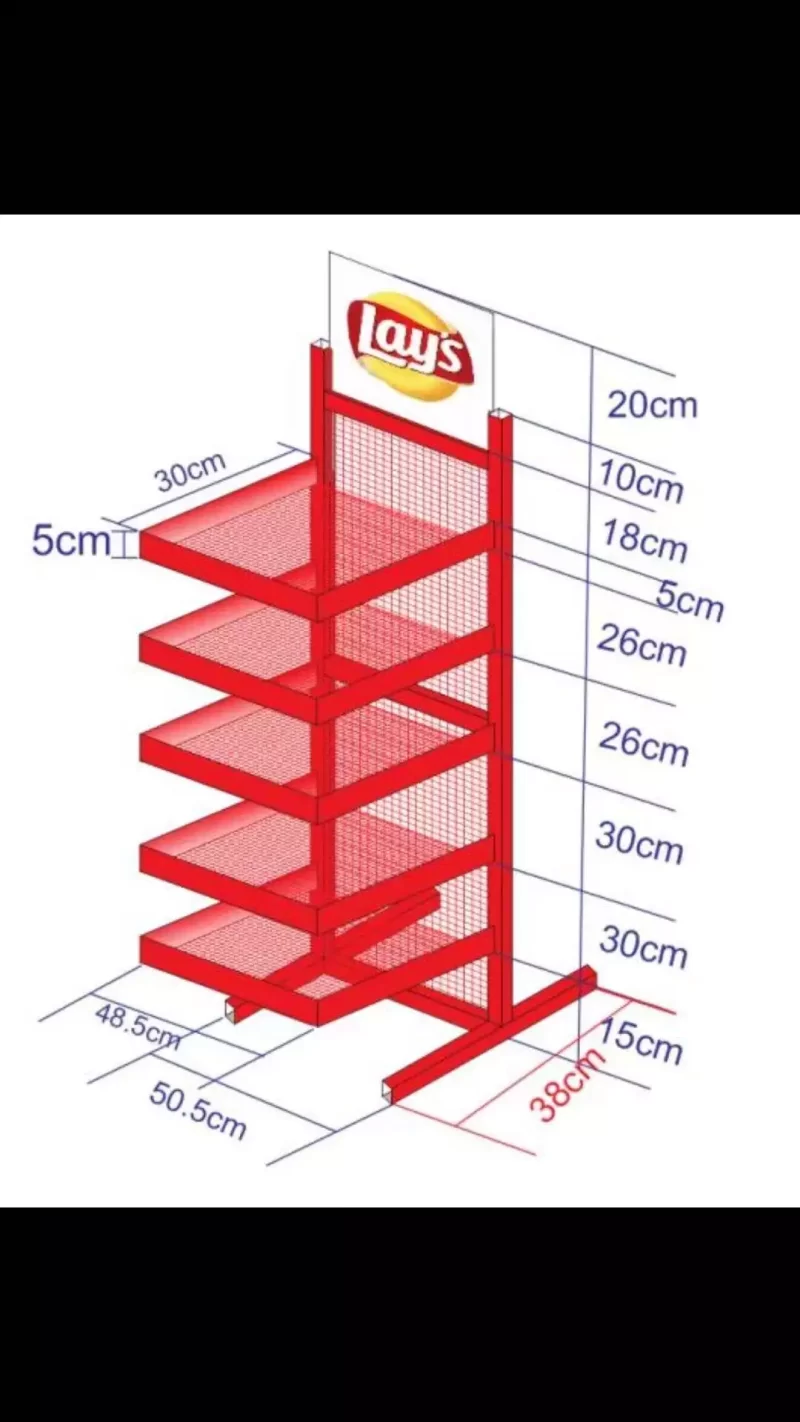 Shelf for Supermarket Chips Display - Image 4