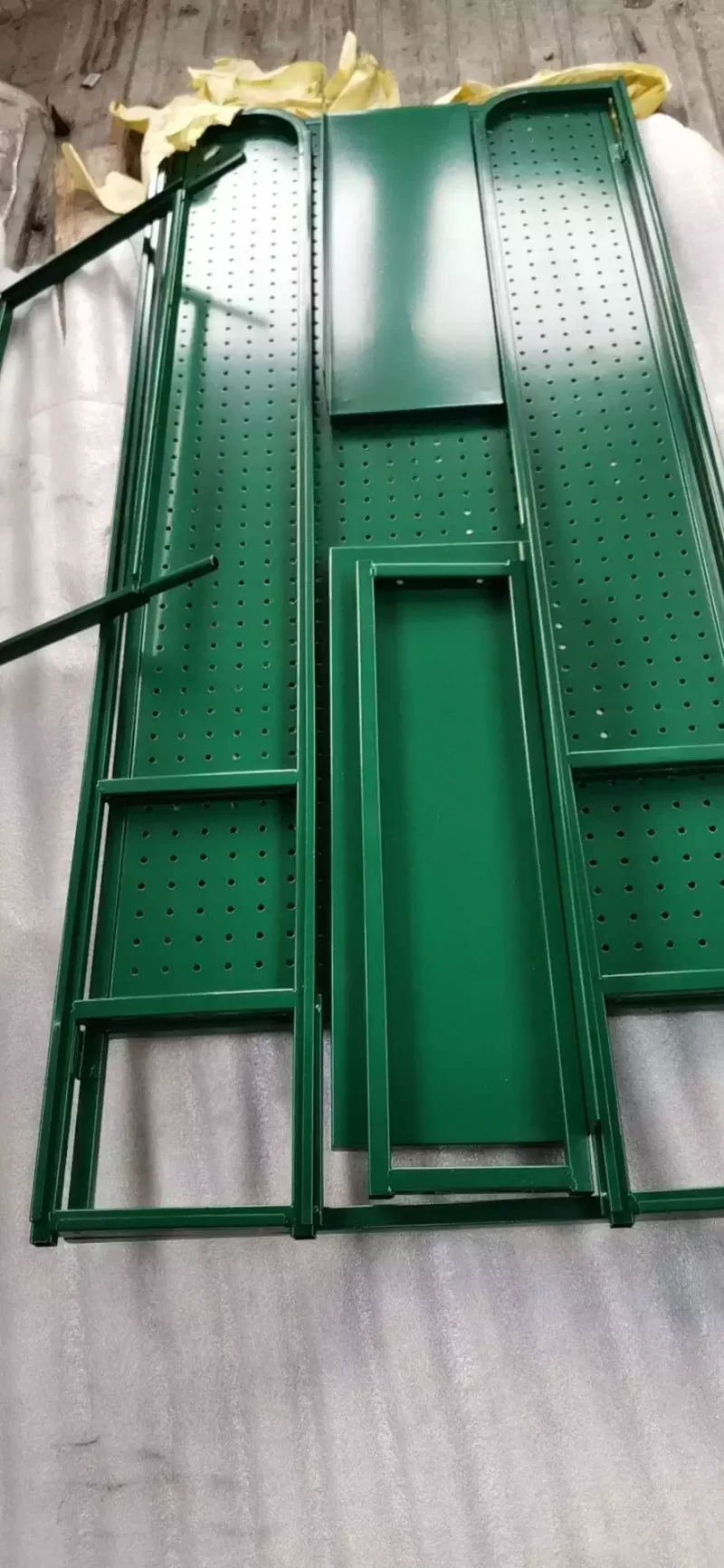 Supermarket Metal Wire Plastic Stand with Hooks - Image 3